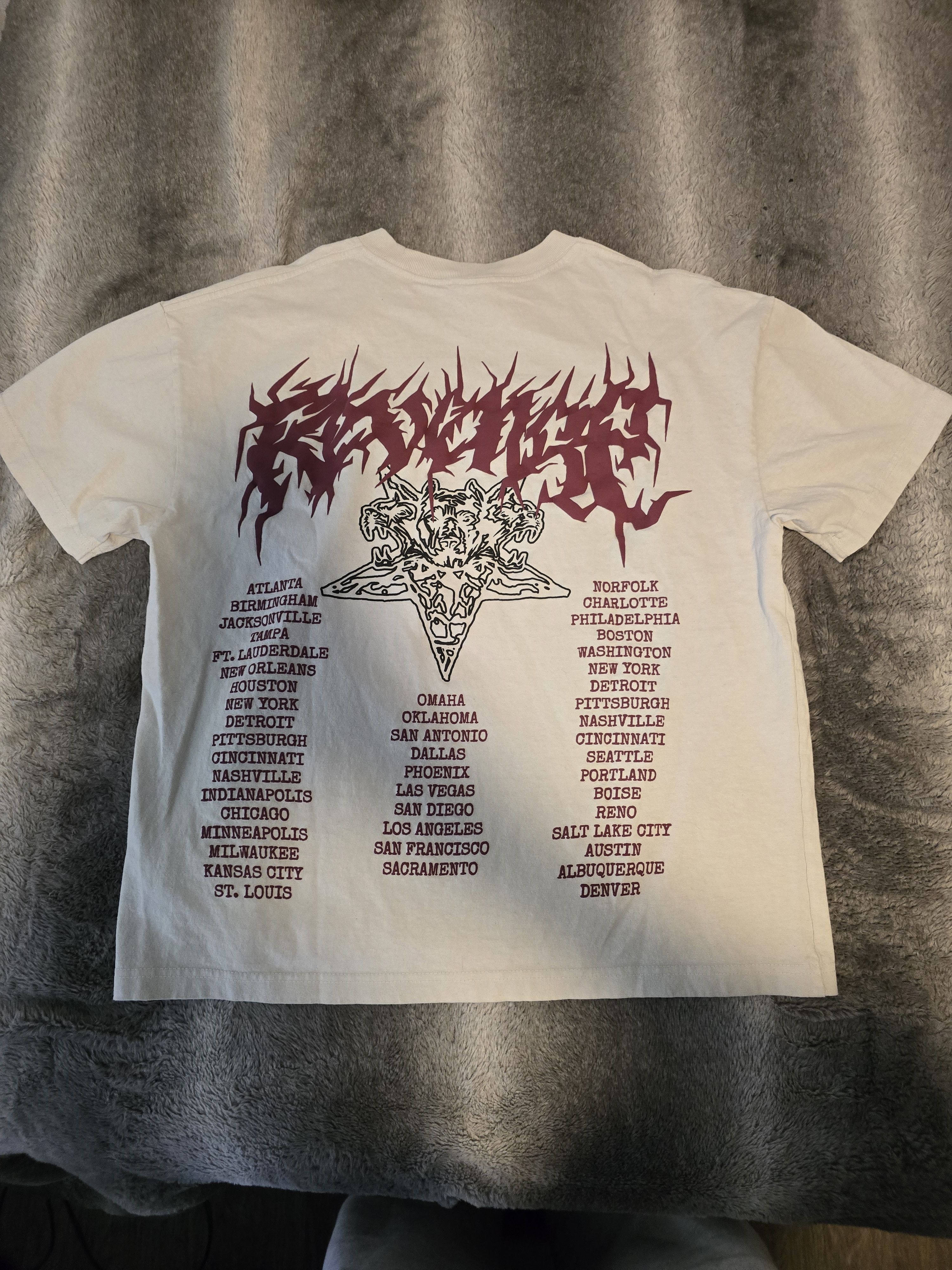City Morgue × Revenge Revenge City Morgue Cement Tour Shirt Size US L / EU 52-54 / 3 - 2 Thumbnail