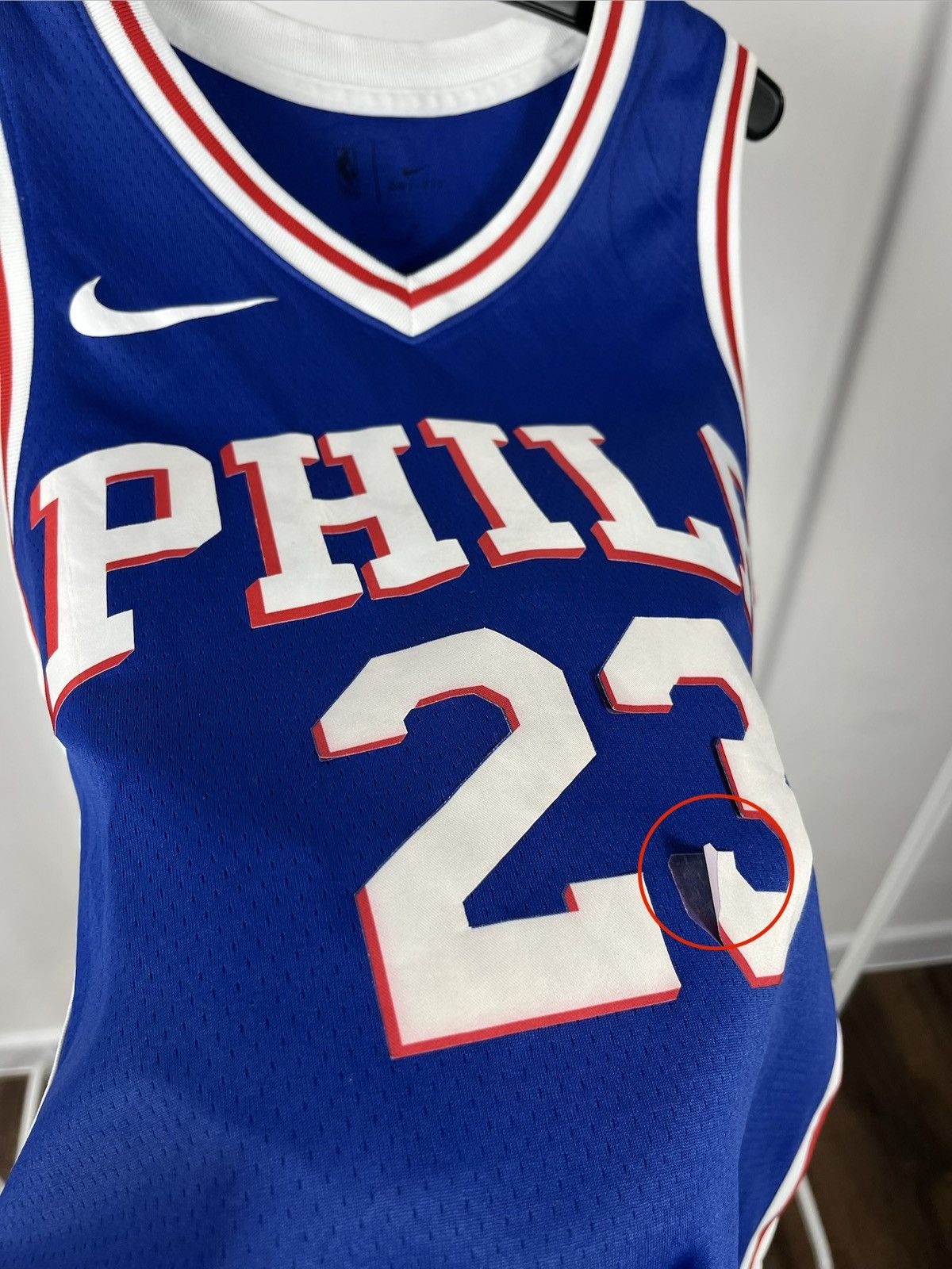 Nike Nike NBA 76ers Jimmy Butler #23 Swingman Jersey Blue Size M Size US M / EU 48-50 / 2 - 6 Thumbnail