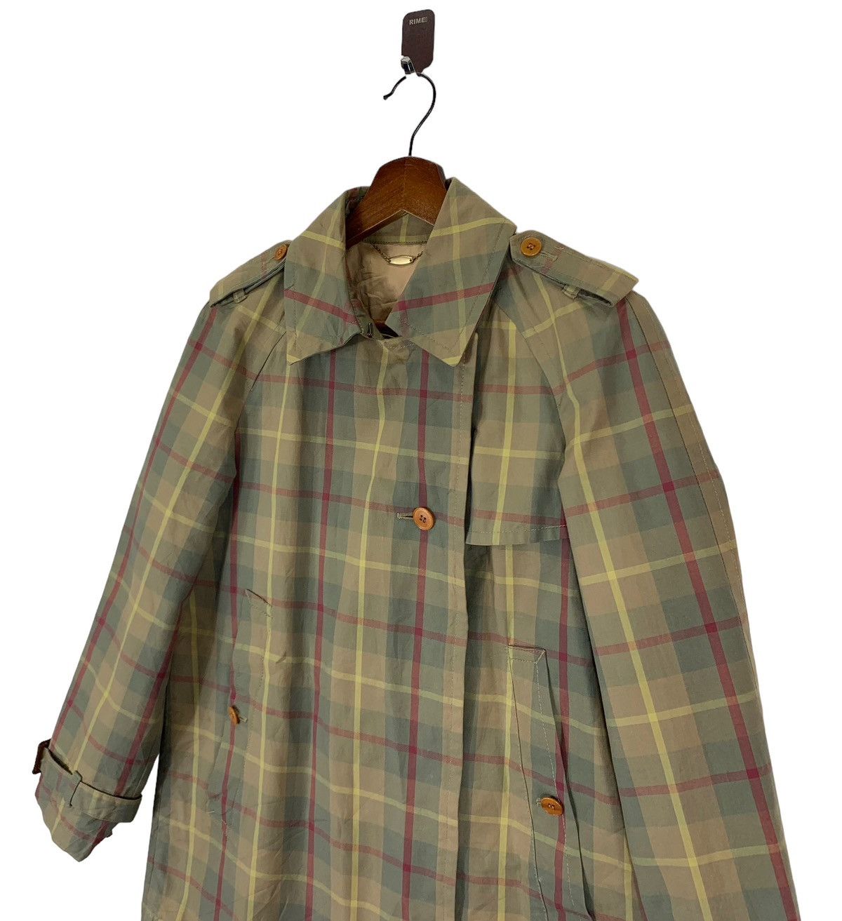 If Six Was Nine Vintage Spick And Span Shadow Tartan Button Jacket Size US M / EU 48-50 / 2 - 2 Thumbnail