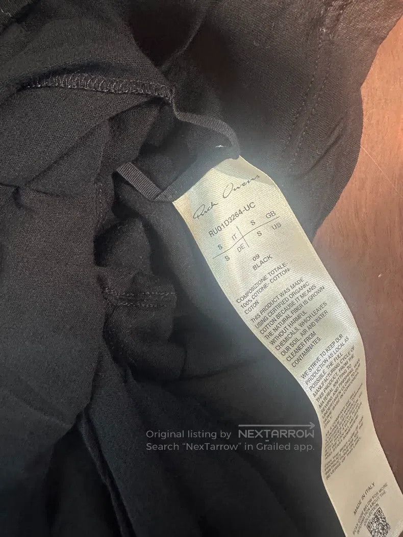 Rick Owens RICK OWENS Basic short-sleeved T-shirt Size US M / EU 48-50 / 2 - 5 Thumbnail