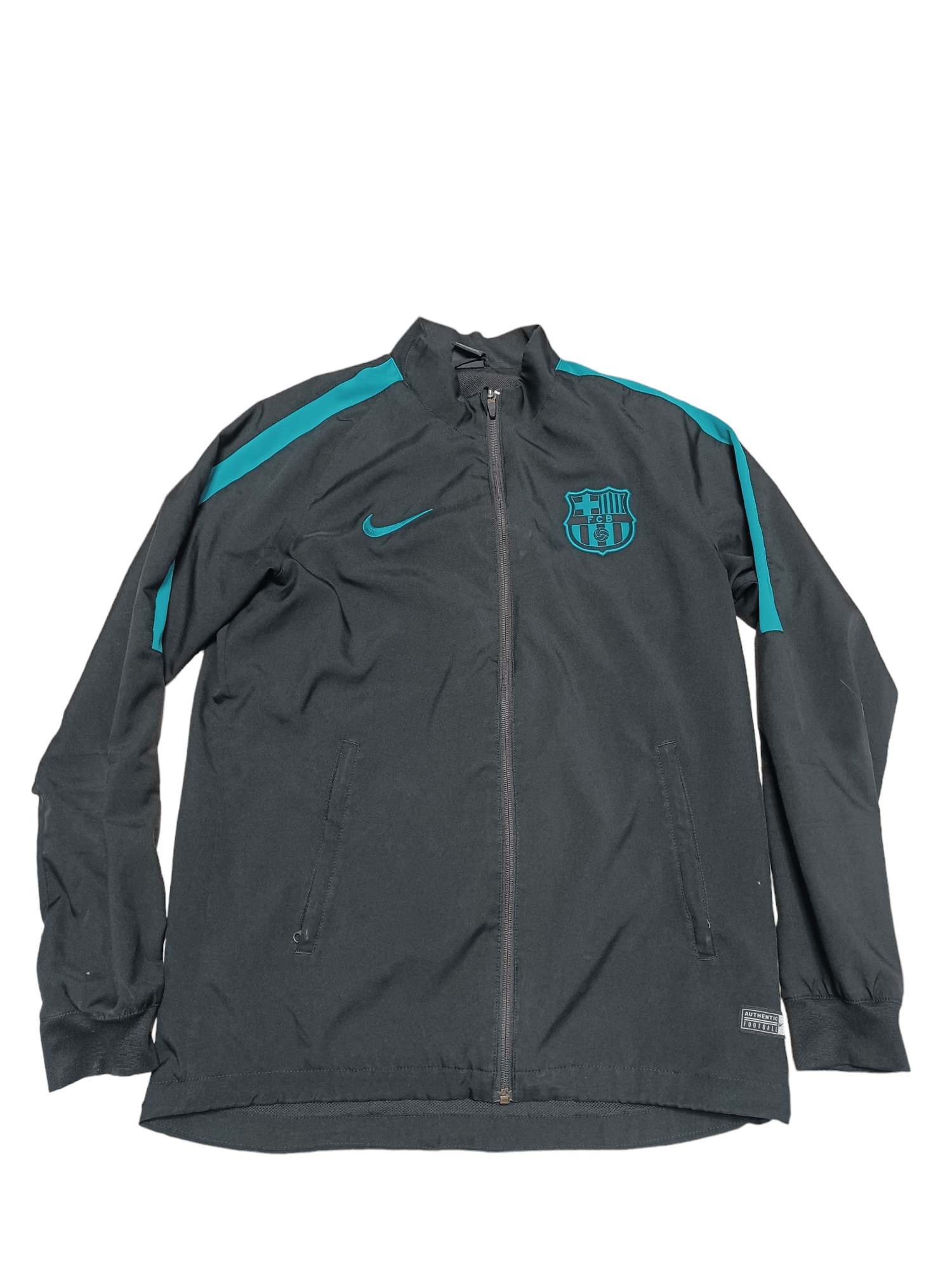 Nike 2016 VINTAGE BARCA NYLON TRACKING JACKET SOCCER FOOTBALL Size US M / EU 48-50 / 2 - 1 Thumbnail