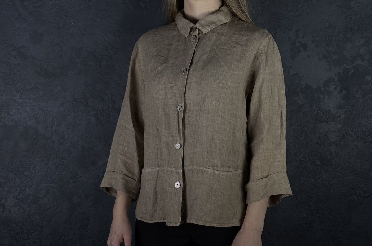 OSKA Oska Linen Lightweight Button Up Shirt Jacket Size 1 Size S / US 4 / IT 40 - 1 Thumbnail