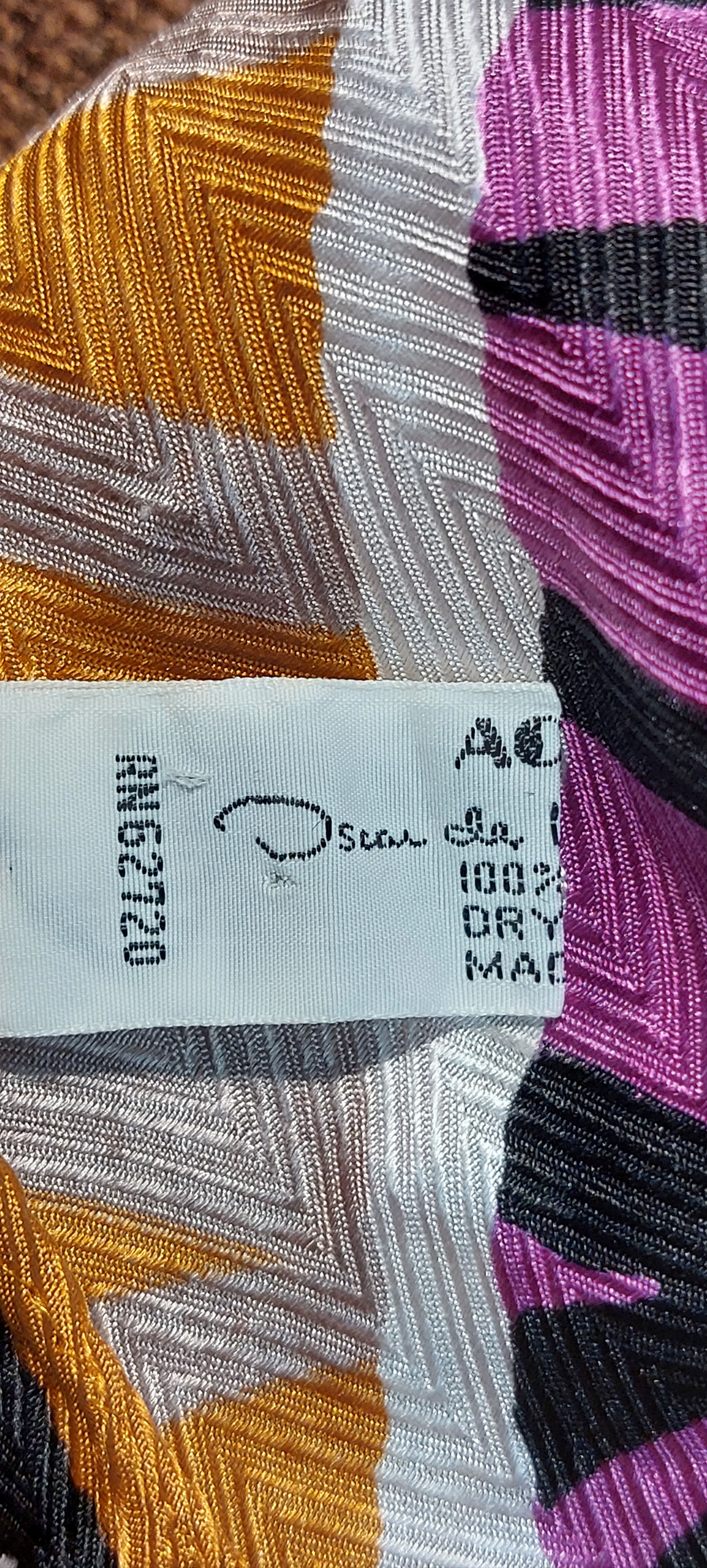 Oscar De La Renta Oscar de la Renta Silk Scarf - Made in Japan - 30" Size ONE SIZE - 3 Thumbnail