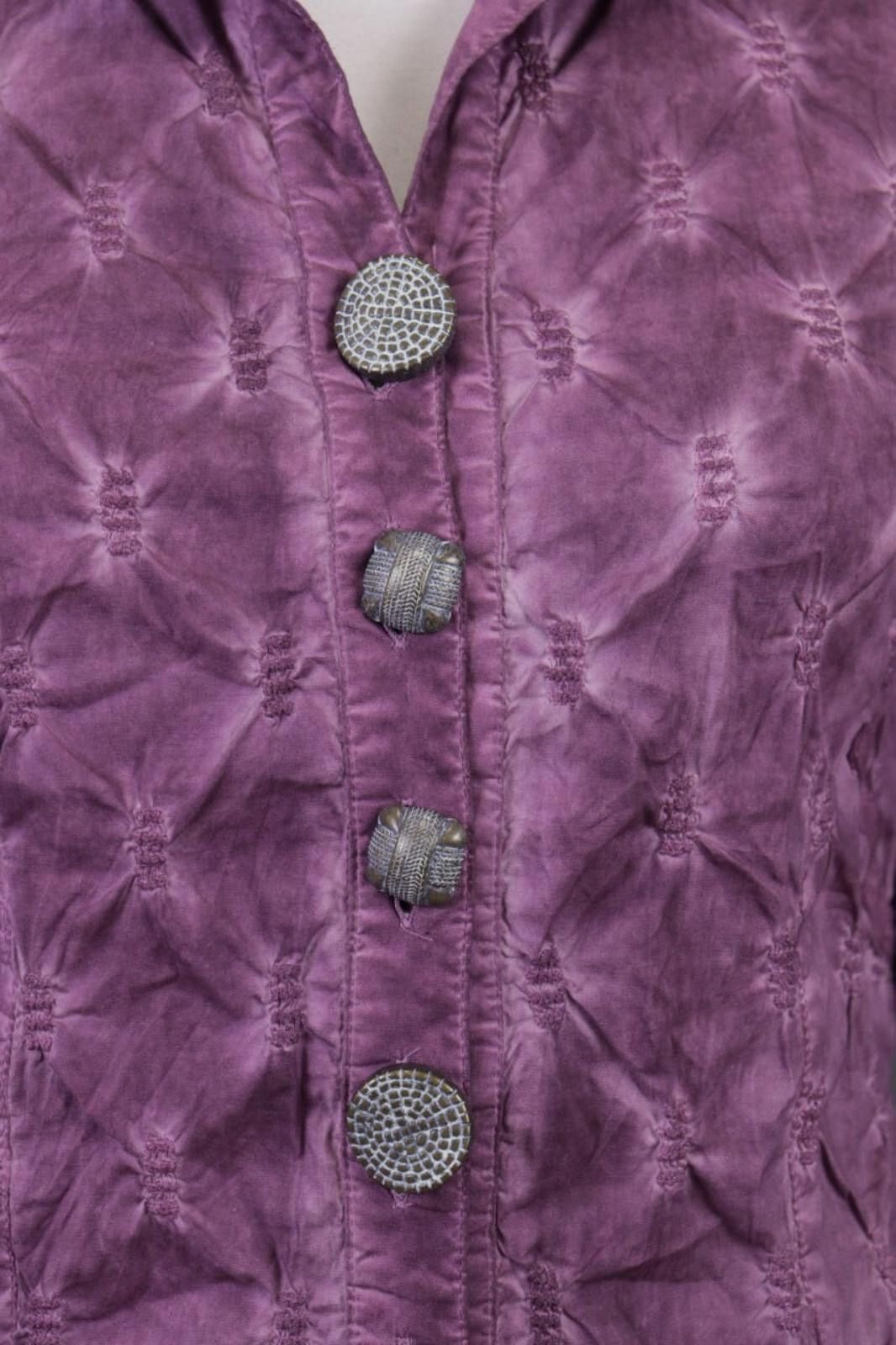 Designer Elisa Cavaletti Club Purple Shirt Blouse Tunic Size S Size S / US 4 / IT 40 - 6 Thumbnail