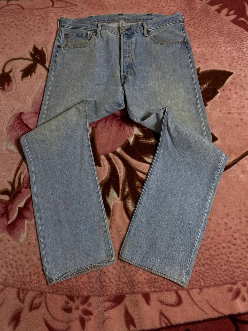 Levi's × Vintage VINTAGE LEVI'S 501 BAGGY WIDE CARPENTER DENIM SKATER JEANS Size US 38 / EU 54 - 17 Thumbnail