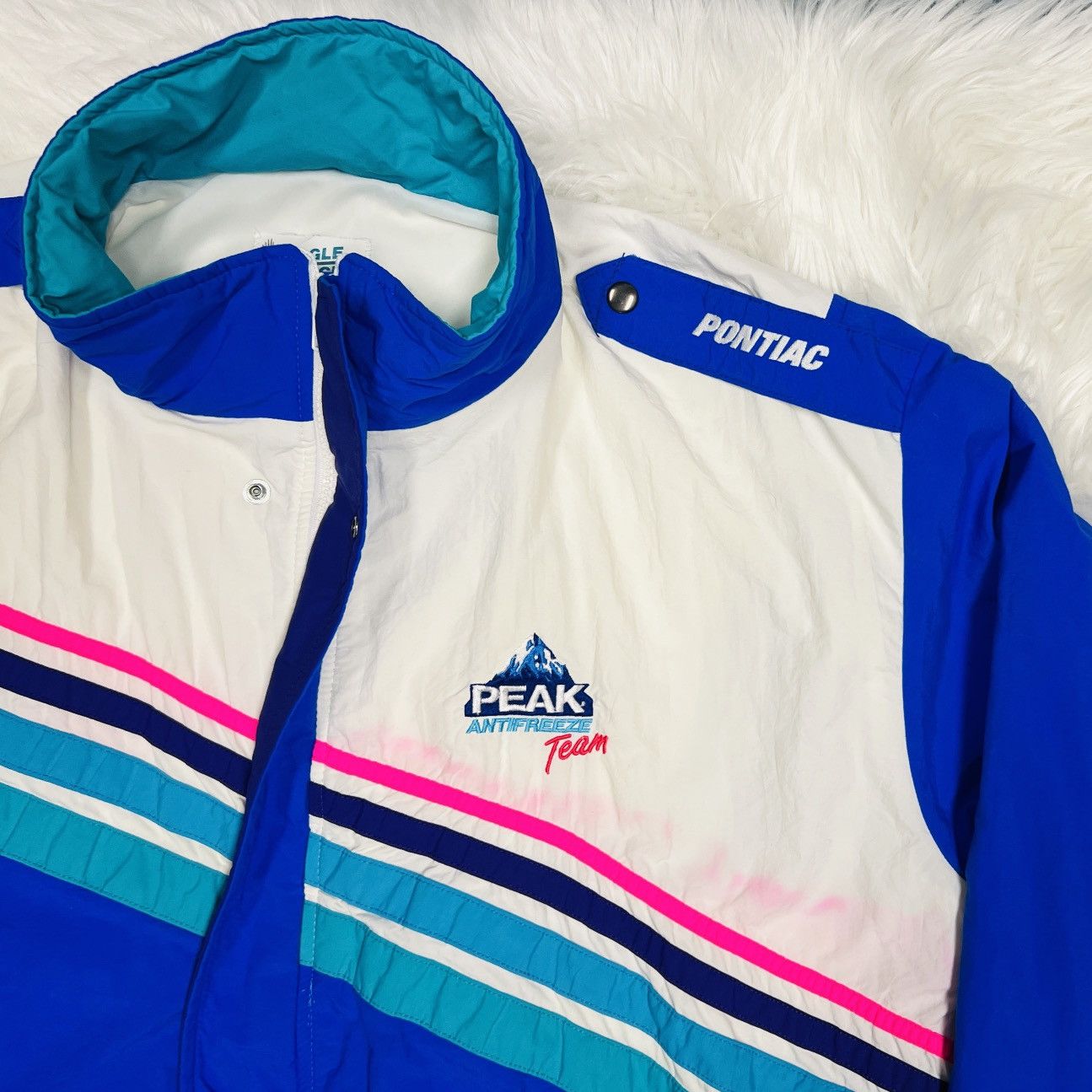 Other Vintage 90s PONTIAC Racing Team PEAK Jacket - made in USA Size US XXL / EU 58 / 5 - 3 Thumbnail