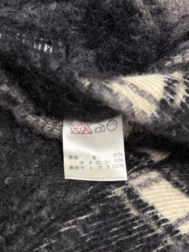 Issey Miyake Issey Miyake Black and white wool blended coat Size M / US 6-8 / IT 42-44 - 5 Thumbnail