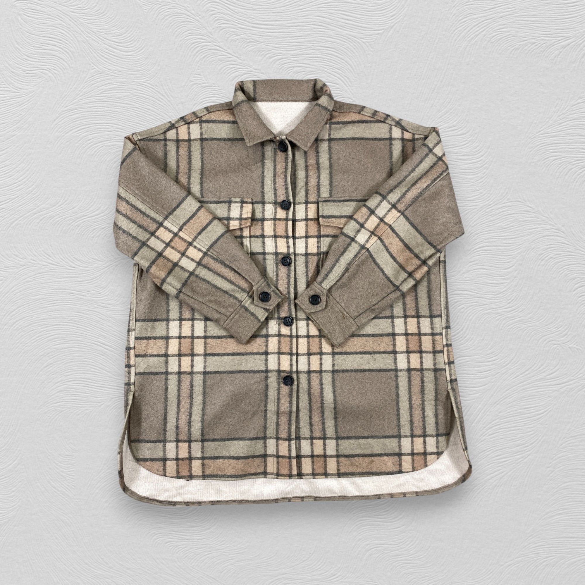 Japanese Brand Japanese Brand Flannel Wool Button Jacket -J188 Size US L / EU 52-54 / 3 - 4 Thumbnail