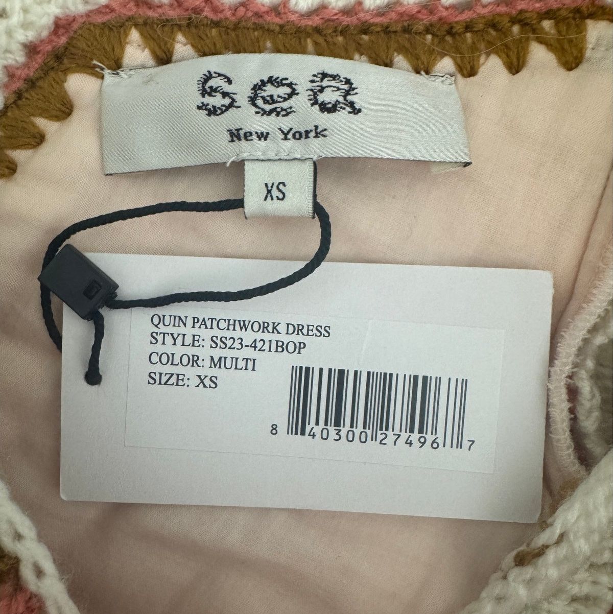 Sea New York Sea New York Quin Mini Dress patchwork quilted size XS Size XS / US 0-2 / IT 36-38 - 12 Thumbnail