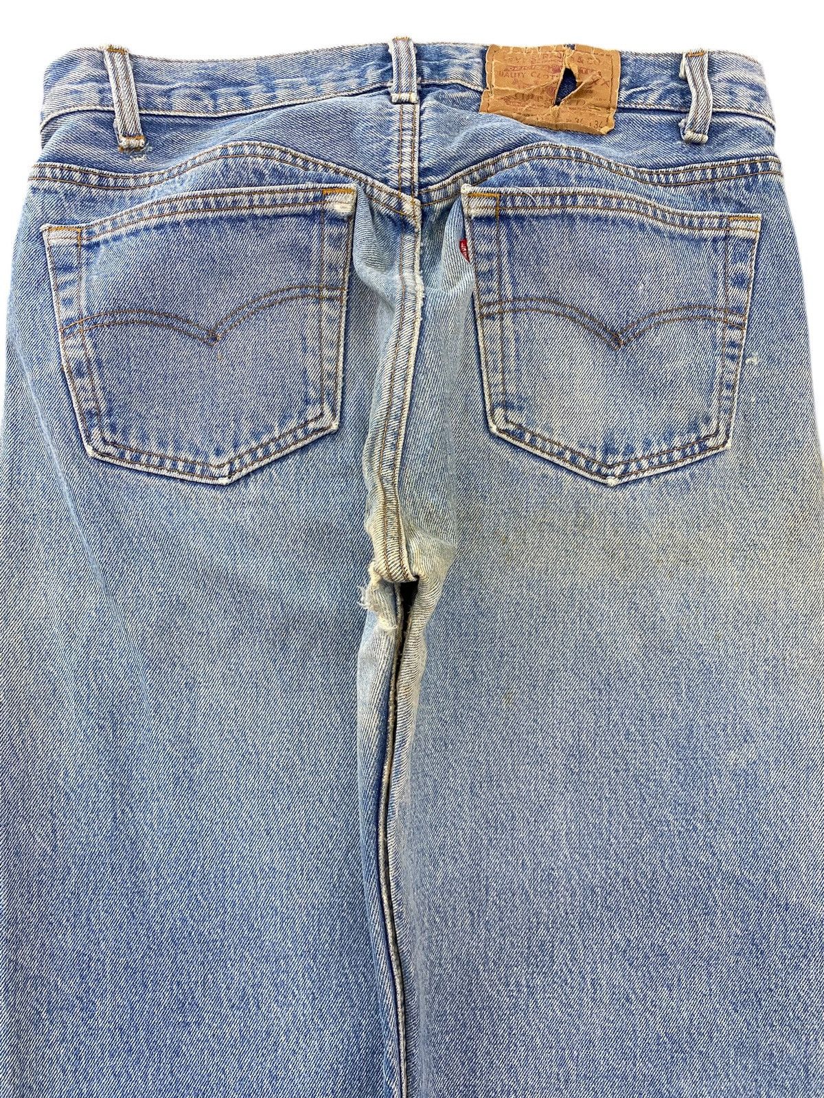 Levi's Levi’s Faded Wash Style Paint Splash Leg Jeans Size US 32 / EU 48 - 4 Thumbnail