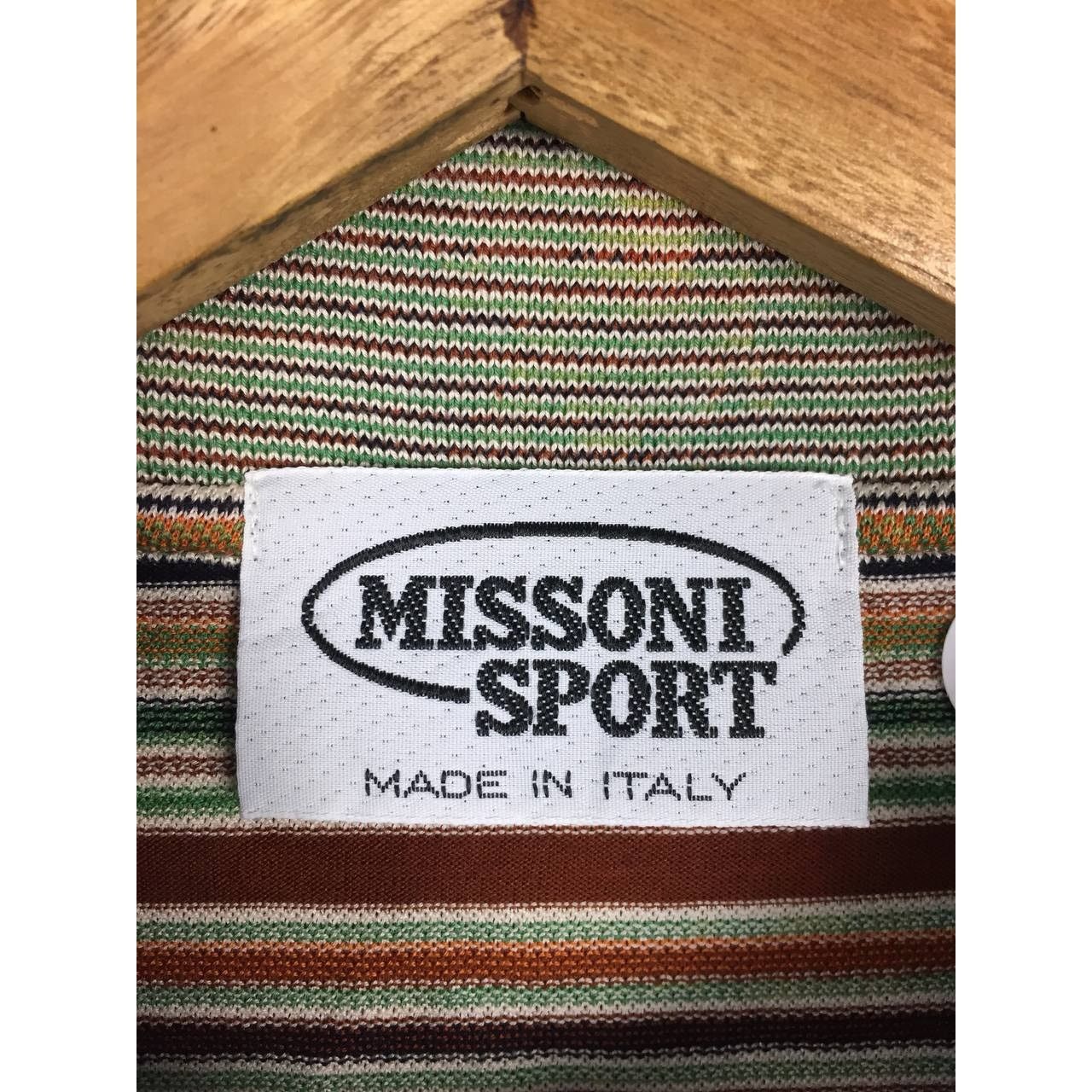 Missoni Vtg Missoni Sport Made In Italy Multicolor Stripe Polo Tee Size US S / EU 44-46 / 1 - 17 Thumbnail