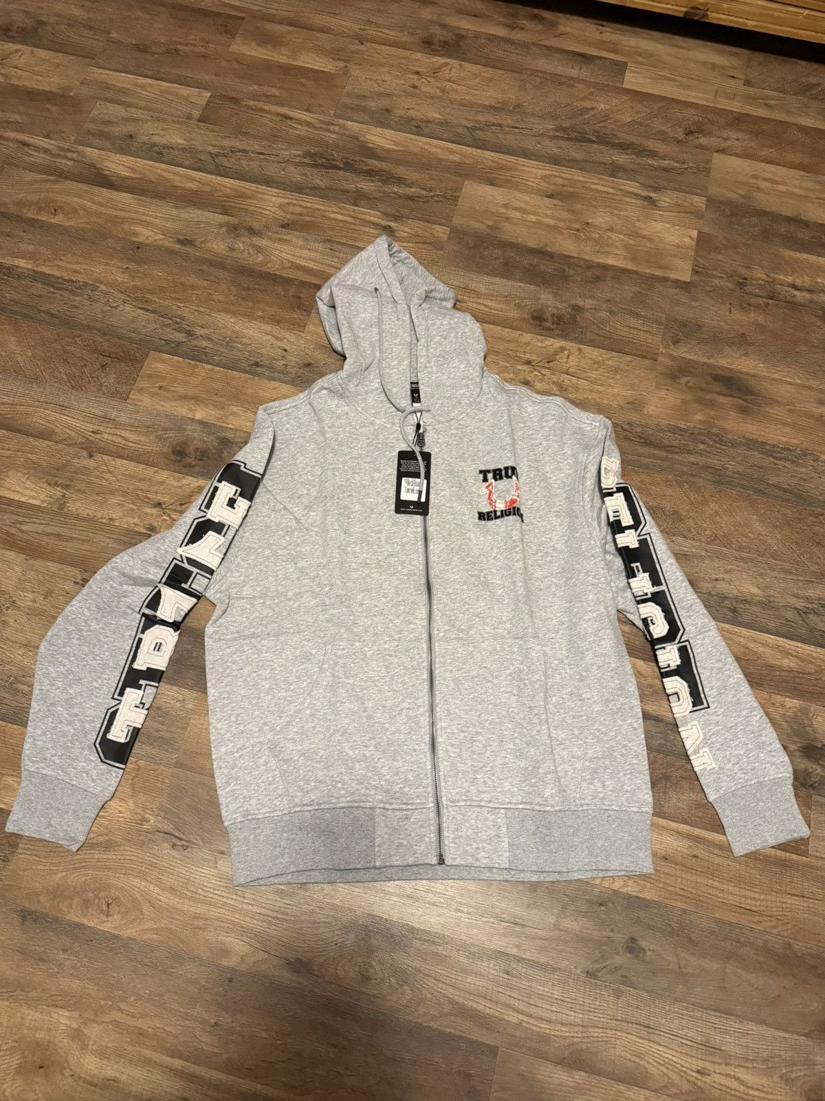 True Religion True Religion Logo Zip-Up Hoodie Size US L / EU 52-54 / 3 - 1 Thumbnail