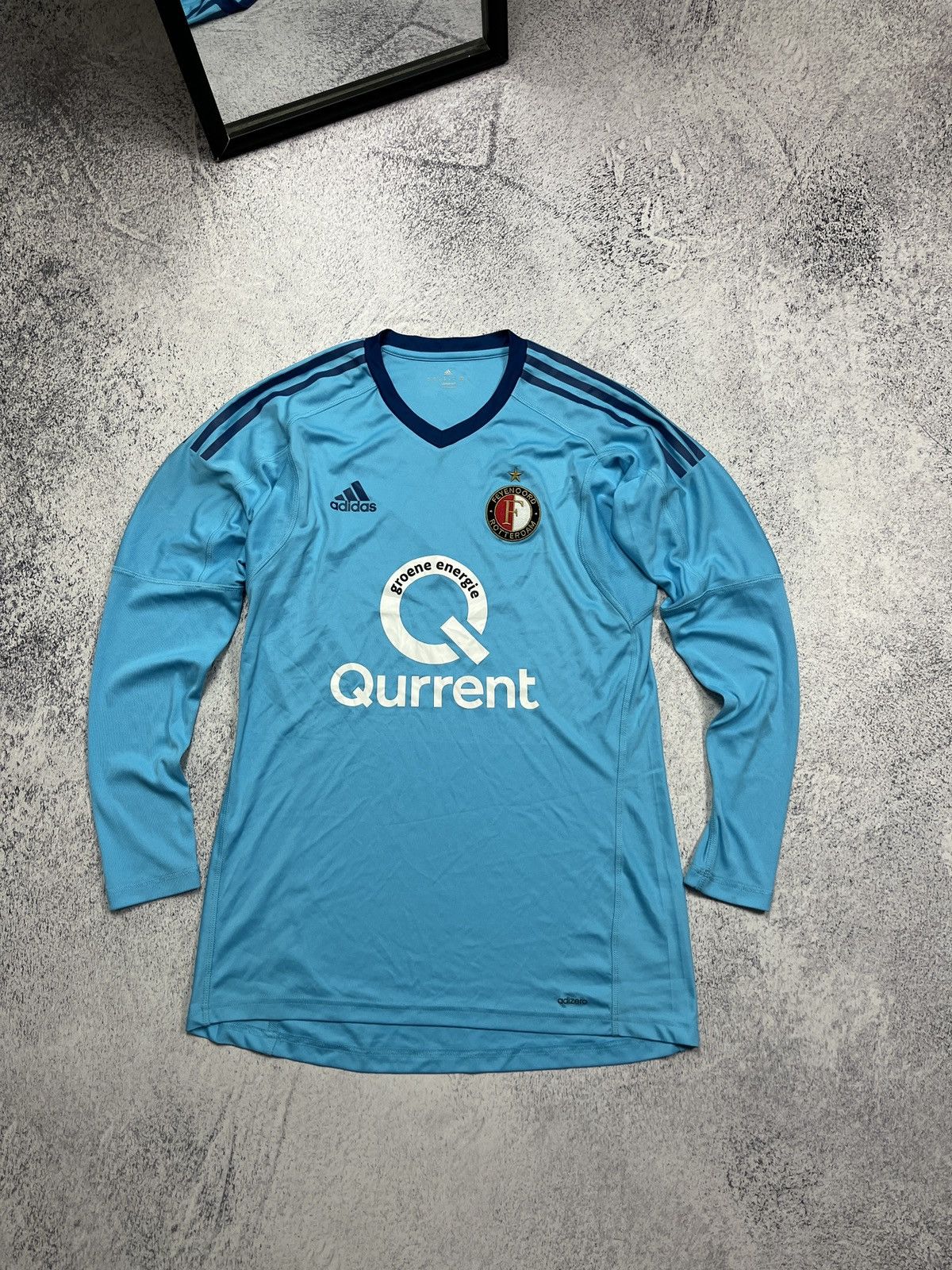 Adidas Feyenoord Rotterdam 2017 Away Soccer Training Longsleeve Size US M / EU 48-50 / 2 - 1 Thumbnail
