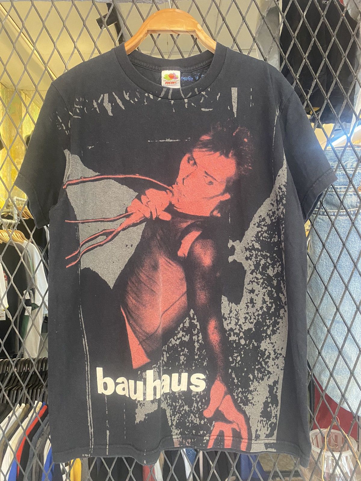 Band Tees × Vintage Vtg Bauhaus OVP T shirt Peter Murphy Graphic Tee Size US M / EU 48-50 / 2 - 2 Thumbnail