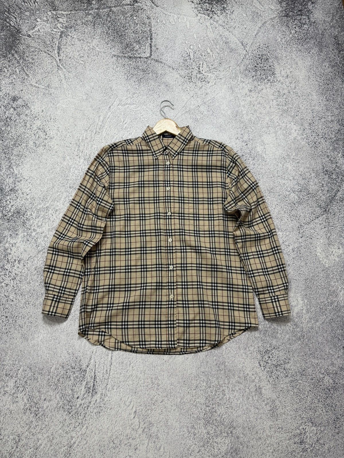 Vintage Burberry Button Up Nova Check Shirt