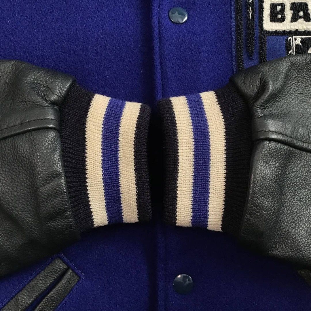 Bape × Ebbets Field Flannels BAPE × EBBETS FIELD FLANNELS Leather sleeve varsity jacket Size US M / EU 48-50 / 2 - 7 Thumbnail