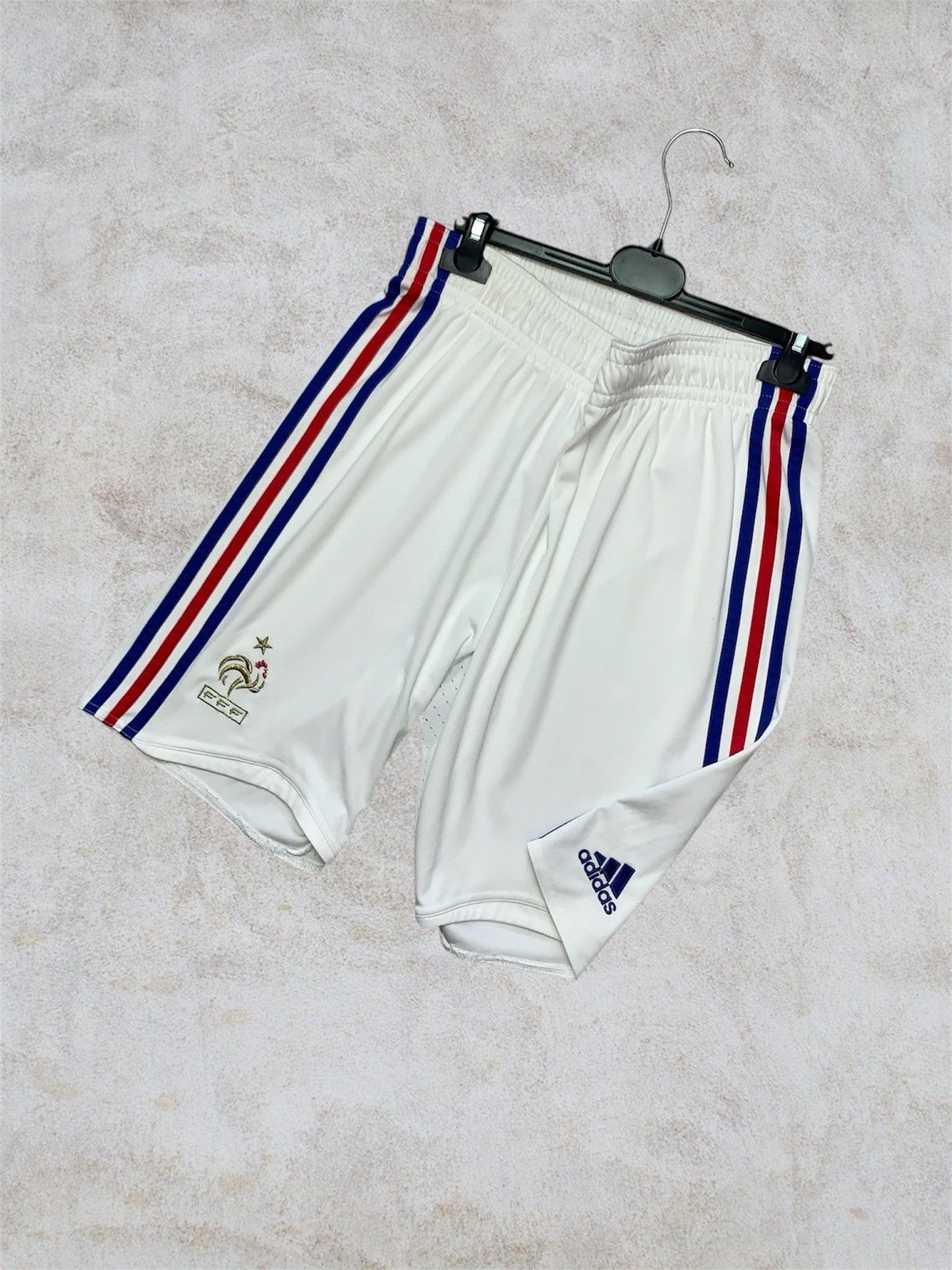 Adidas Adidas France vintage soccer shorts Size M Size US 32 / EU 48 - 1 Thumbnail