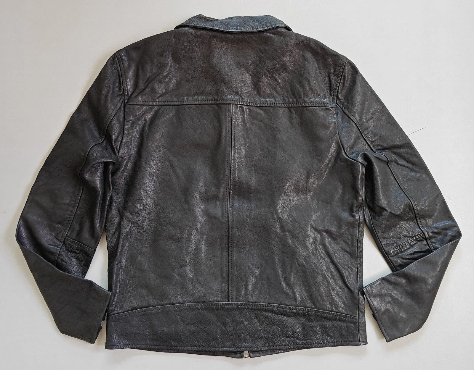 Allsaints ALLSAINTS Brett Men's Leather jacket FTP/5017 Size US M / EU 48-50 / 2 - 9 Thumbnail