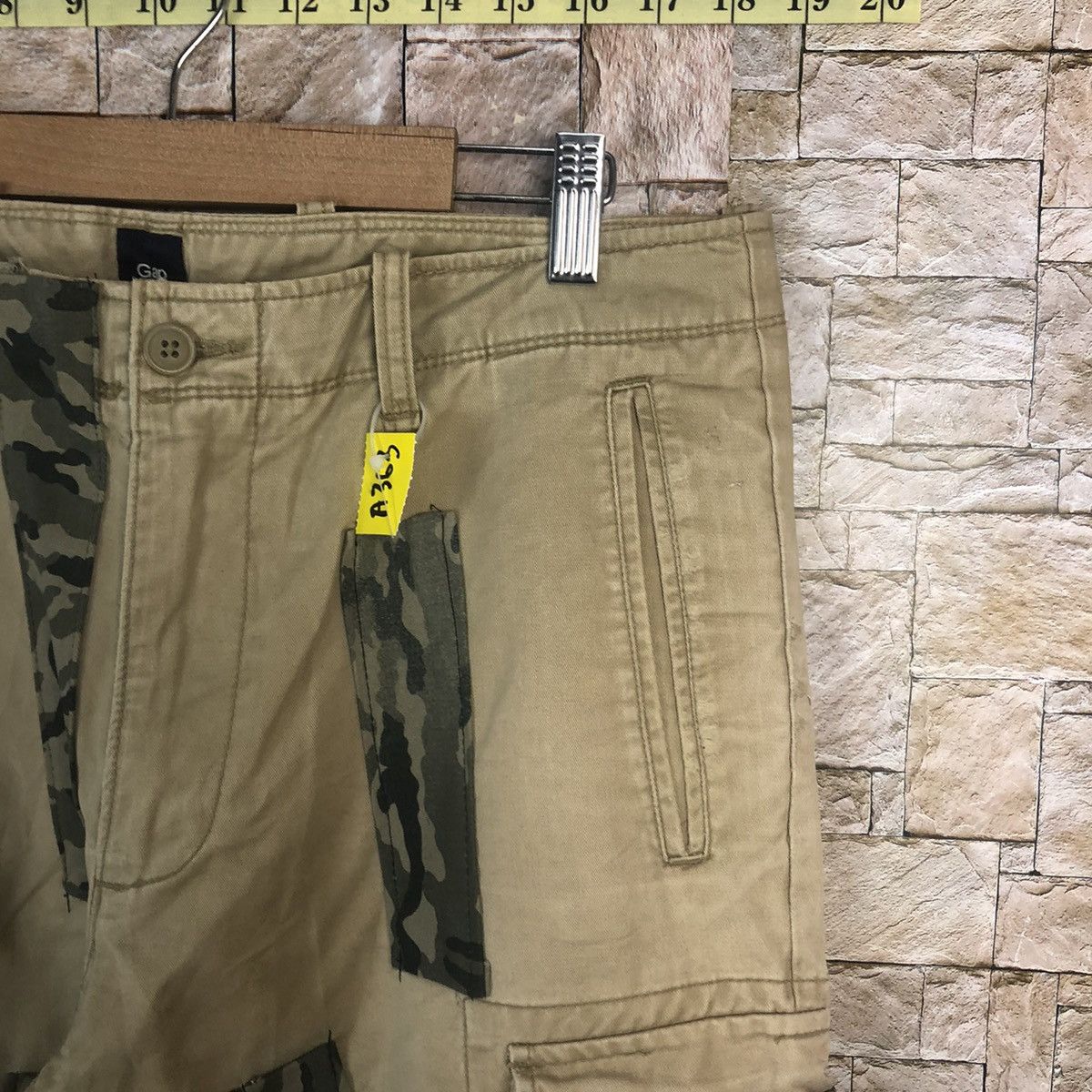 Vintage Gap rework Custom utility patchwork Cargo Pants #A363 Size US 32 / EU 48 - 9 Thumbnail