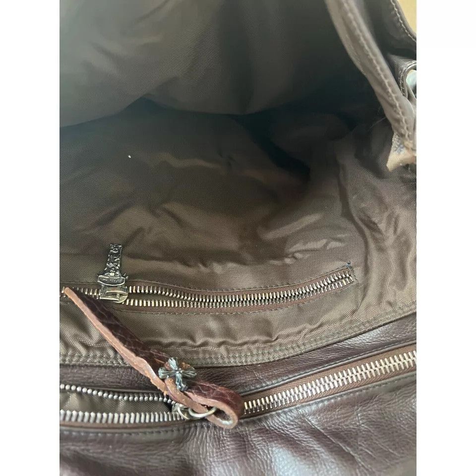 Soffer Ari Soffer Ari Brown Leather Messenger Saddle Bag $3380 Size ONE SIZE - 6 Thumbnail