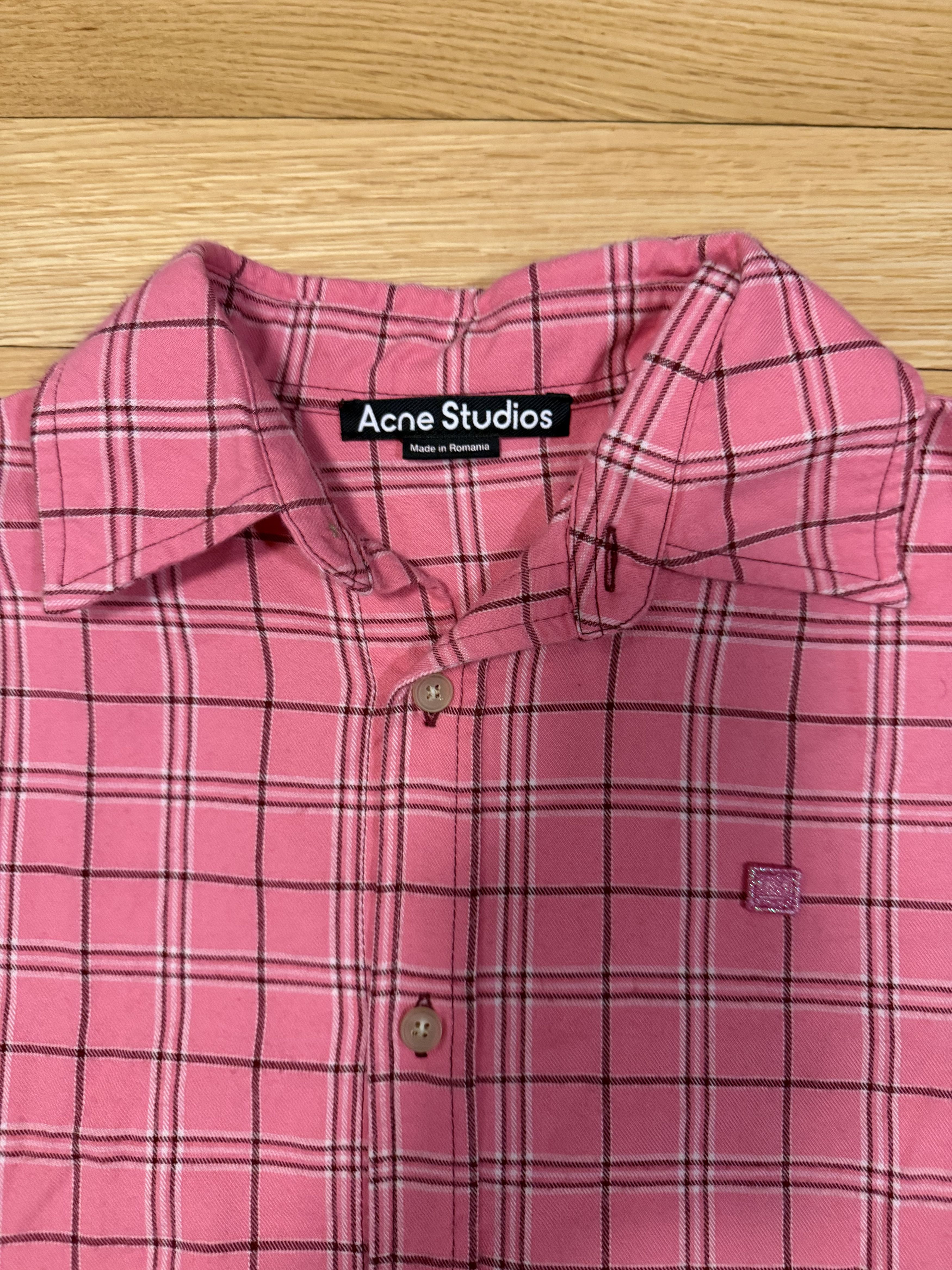 Acne Studios Acne Studios Pink Button Up Size US XXS / EU 40 - 2 Thumbnail