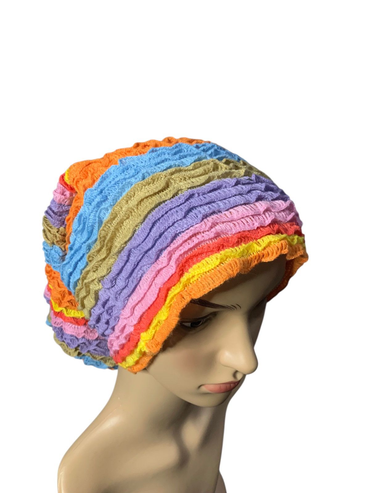 Designer × Japanese Brand × Kapital Knitted Long Beany Hat by japanese Brand 🇯🇵 Size ONE SIZE - 3 Thumbnail