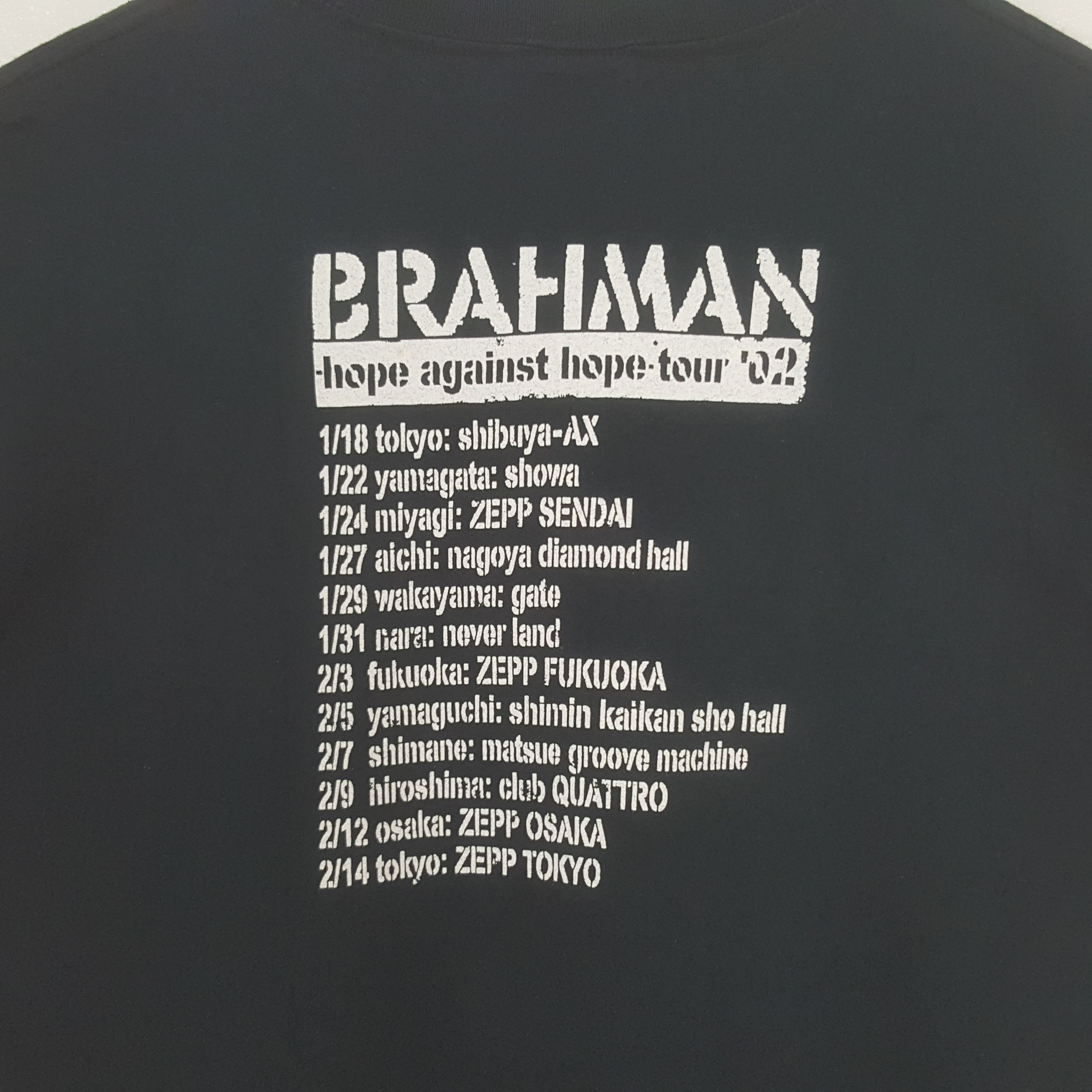 Band Tees Vintage Brahman Japanese Punk Rock Band Tshirt C312N18 Size US M / EU 48-50 / 2 - 4 Thumbnail