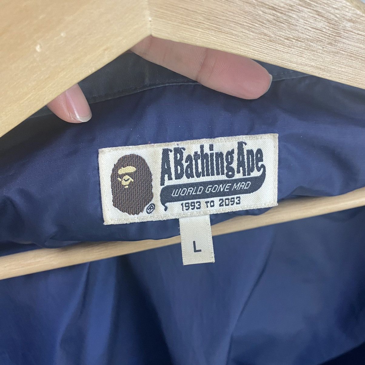 Bape A Bathing Ape Navy Blue 93 Logo Coack Jacket, size large Size US L / EU 52-54 / 3 - 14 Thumbnail