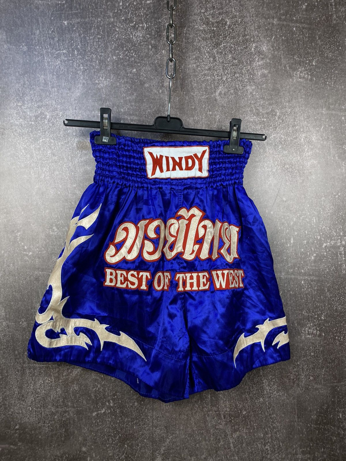 Japanese Brand × Vintage Vintage WINDY Artial Muay Thai Kick Boxin Shorts Pants Size US 34 / EU 50 - 1 Thumbnail