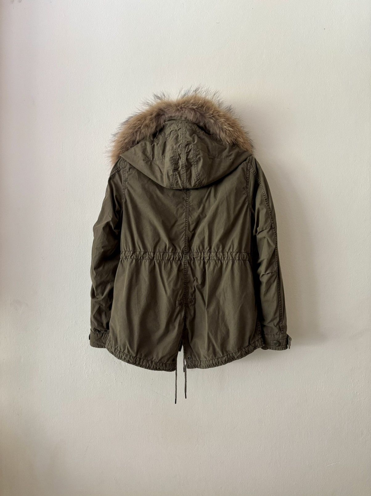 Japanese Brand GOA Company Military Raccoon Fur Jacket Size US S / EU 44-46 / 1 - 2 Thumbnail