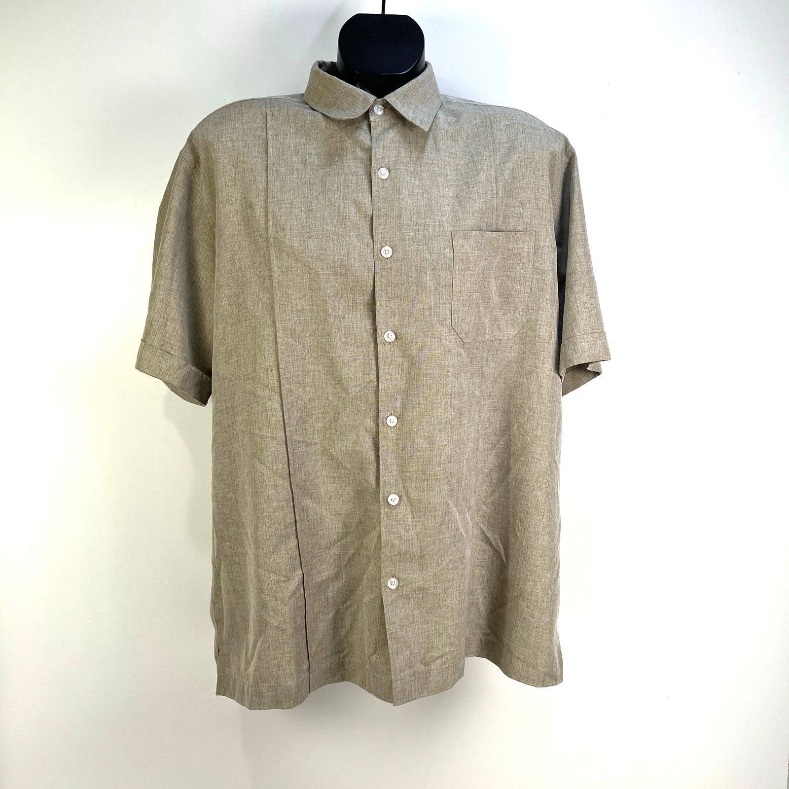Cubavera Cubavera Short Sleeve Shirt Woven Top Guayabera Size US XL / EU 56 / 4 - 1 Thumbnail