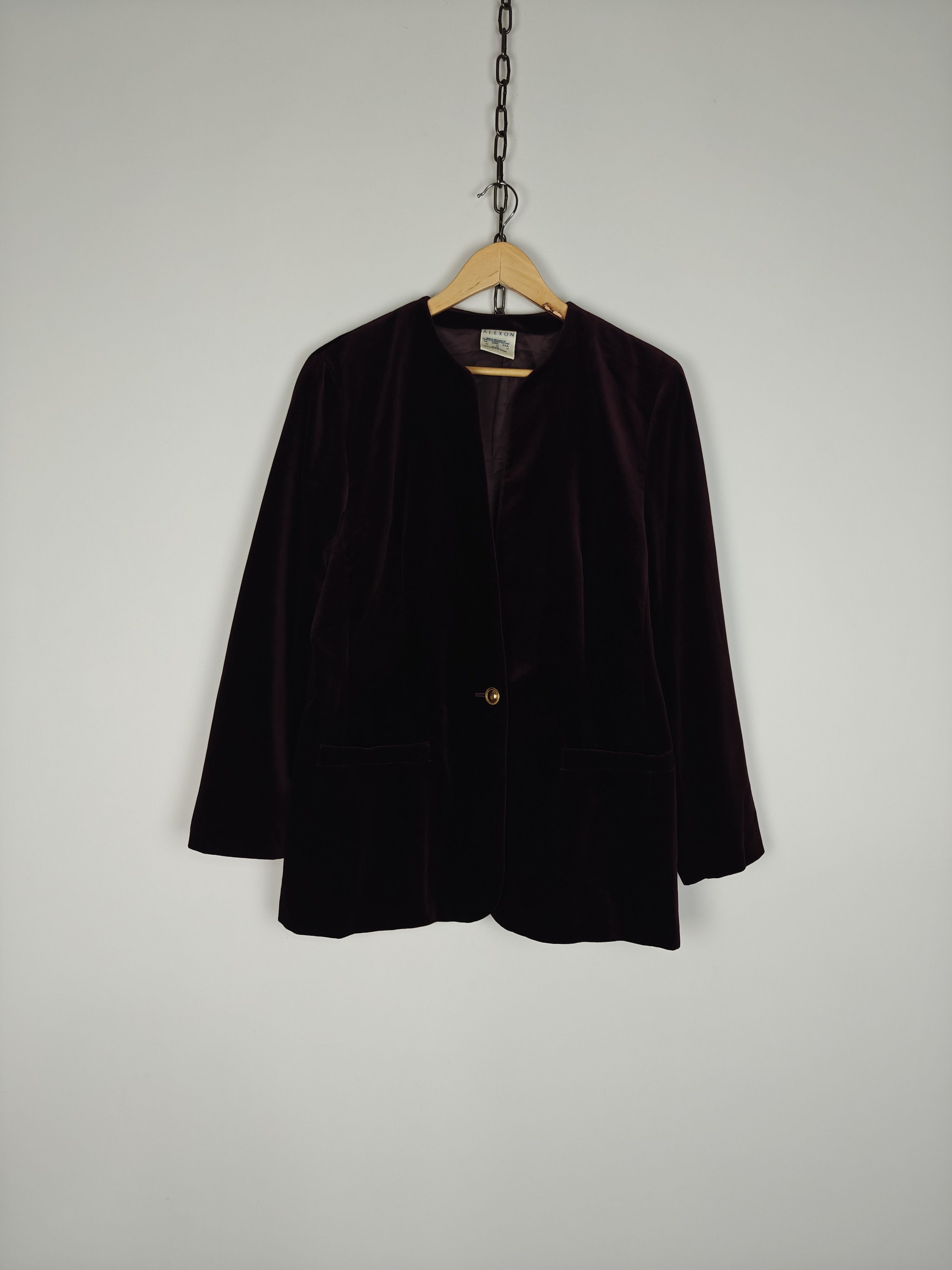 Other Alexon Blazer Jacket Great Britain Burgundy size US14 EU42 Size XL / US 12-14 / IT 48-50 - 1 Thumbnail