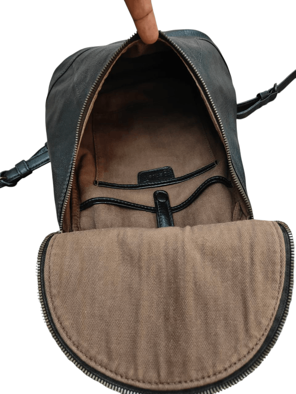 Japanese Brand Japan Genten Leather Backpack Size ONE SIZE - 6 Thumbnail