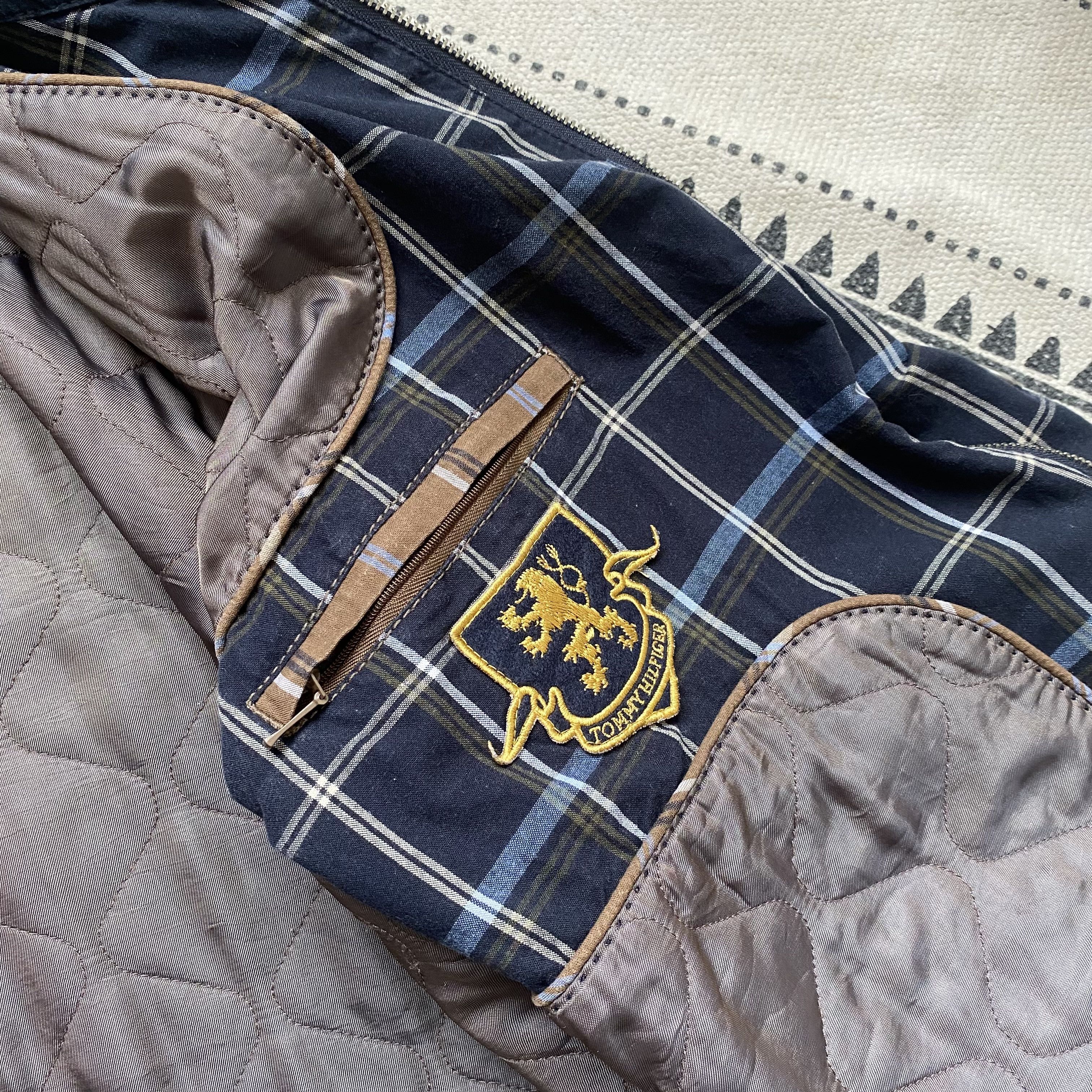 Tommy Hilfiger Vintage Flannel Tommy Hilfiger Bomber jacket Y2K Size US L / EU 52-54 / 3 - 10 Thumbnail