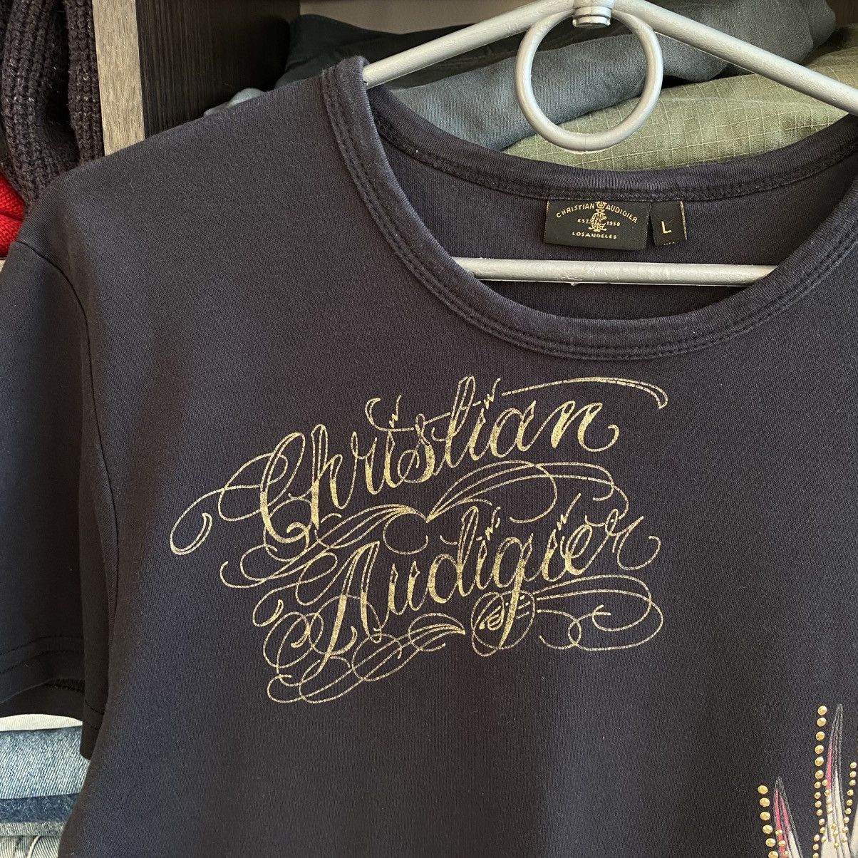 Christian Audigier Designer Christian Audigier ed hardy japanese y2k opium tee Size L / US 10 / IT 46 - 2 Thumbnail