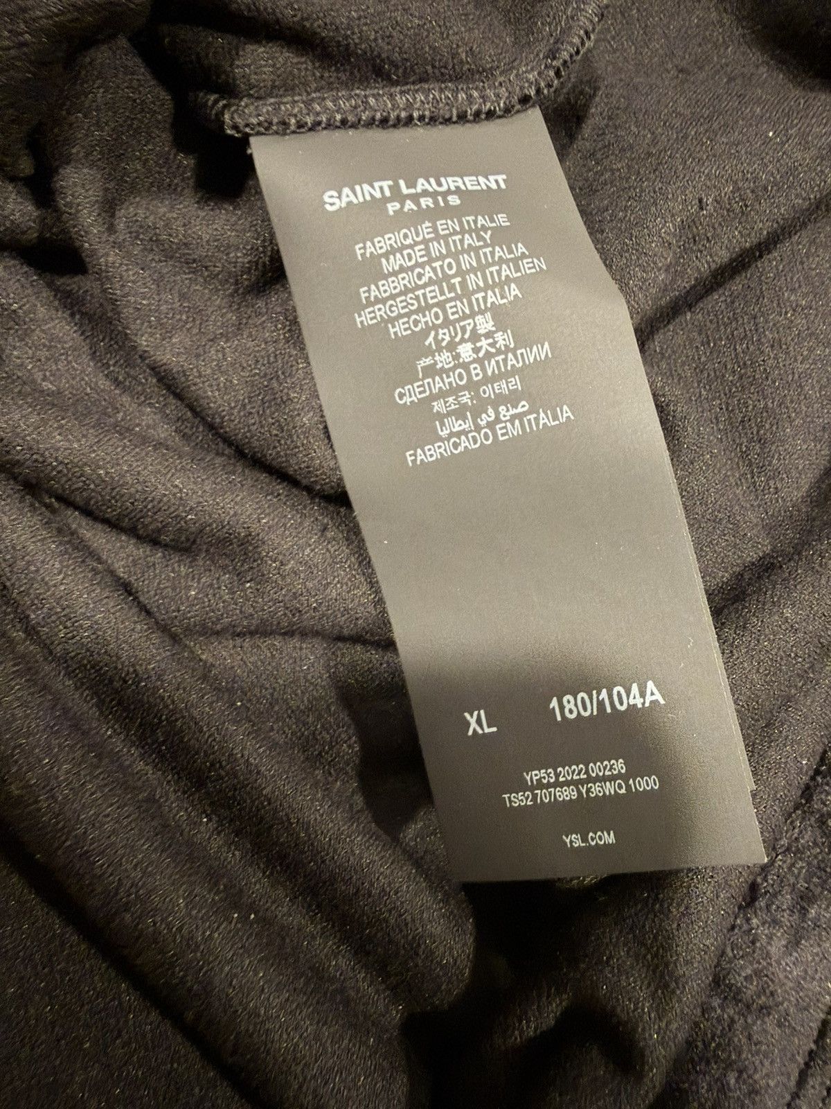 Saint Laurent Paris Saint Laurent men’s velvet tank. XL. $490 Size US XL / EU 56 / 4 - 5 Thumbnail