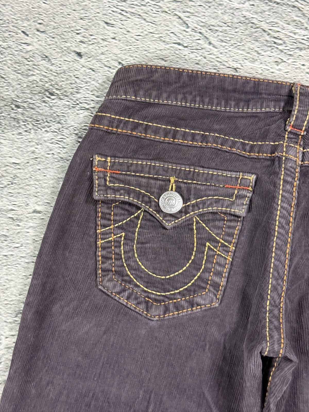 True Religion True Religion Billy Big T jeans cords corduroy pants flared Size US 29 - 3 Thumbnail