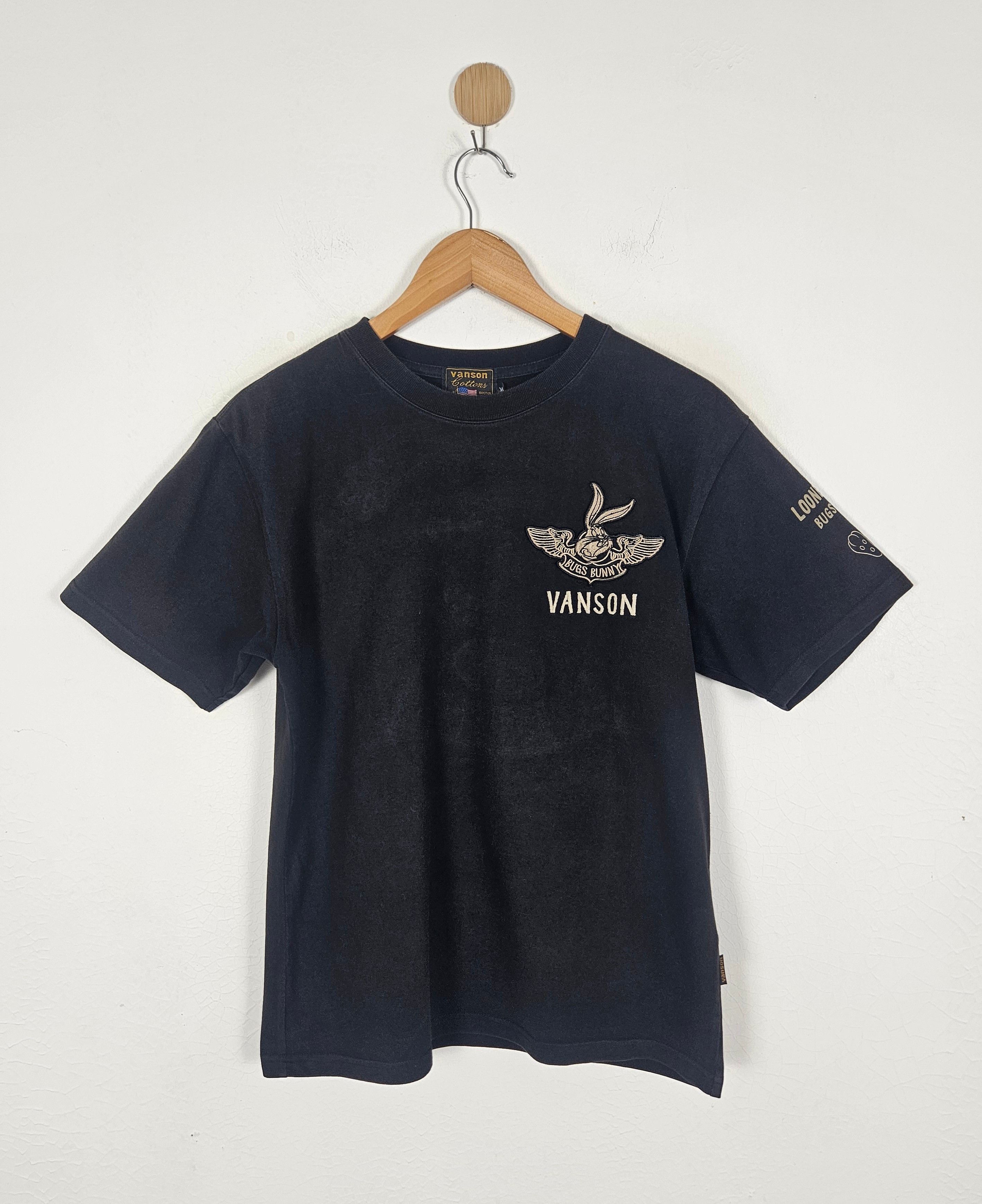 Cartoon Network × Vanson Leathers Vanson X Looney Tunes Bugs Bunny tee shirt Size US M / EU 48-50 / 2 - 2 Thumbnail