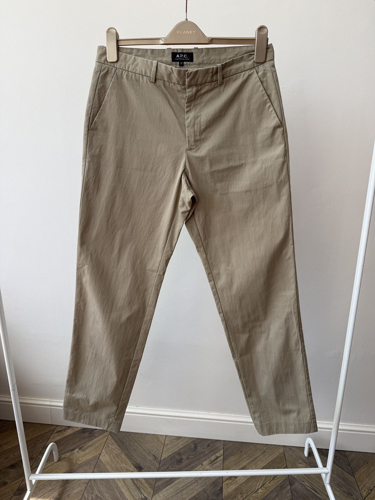 A.P.C. Vintage A.P.C. Beige Chino Pants Men’s Minimal Straight Leg Size US 29 - 1 Thumbnail