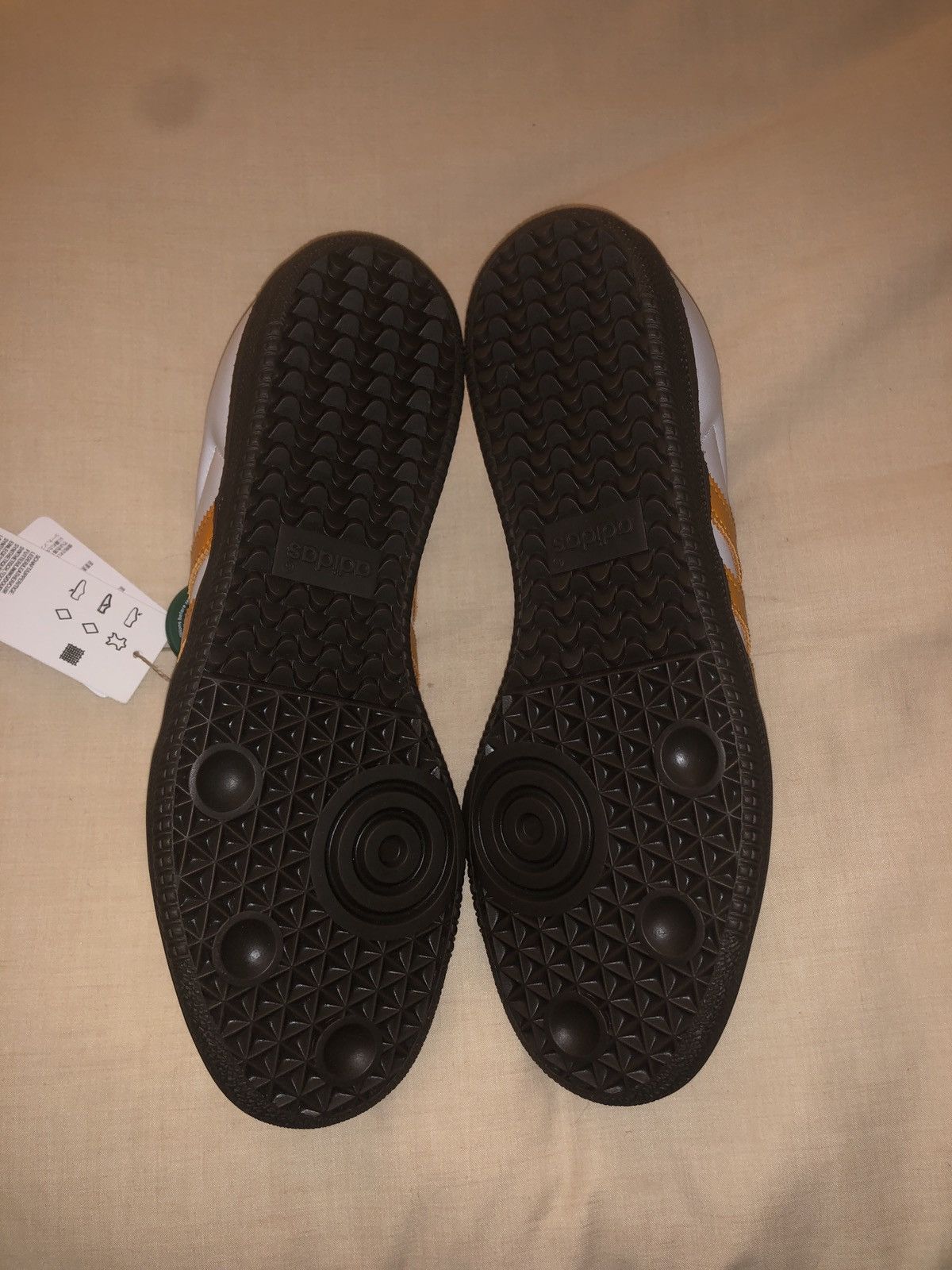 Adidas × Designer Adidas Samba OG Cloud White Orange Size US 10 / IT 40 - 5 Thumbnail