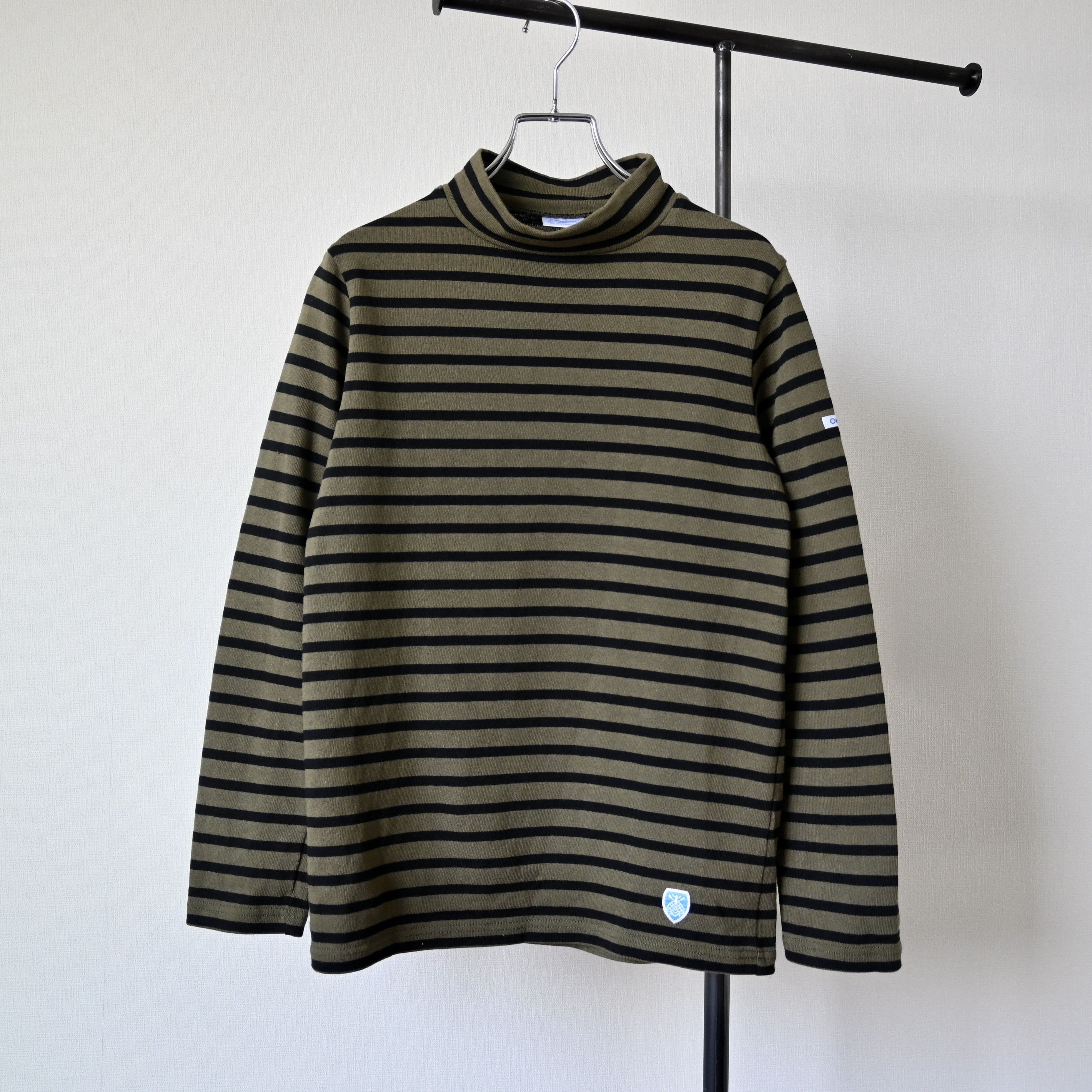 Orcival Orcival heavyweight breton basque shirt, mock neck, size 1 Size S / US 4 / IT 40 - 1 Thumbnail