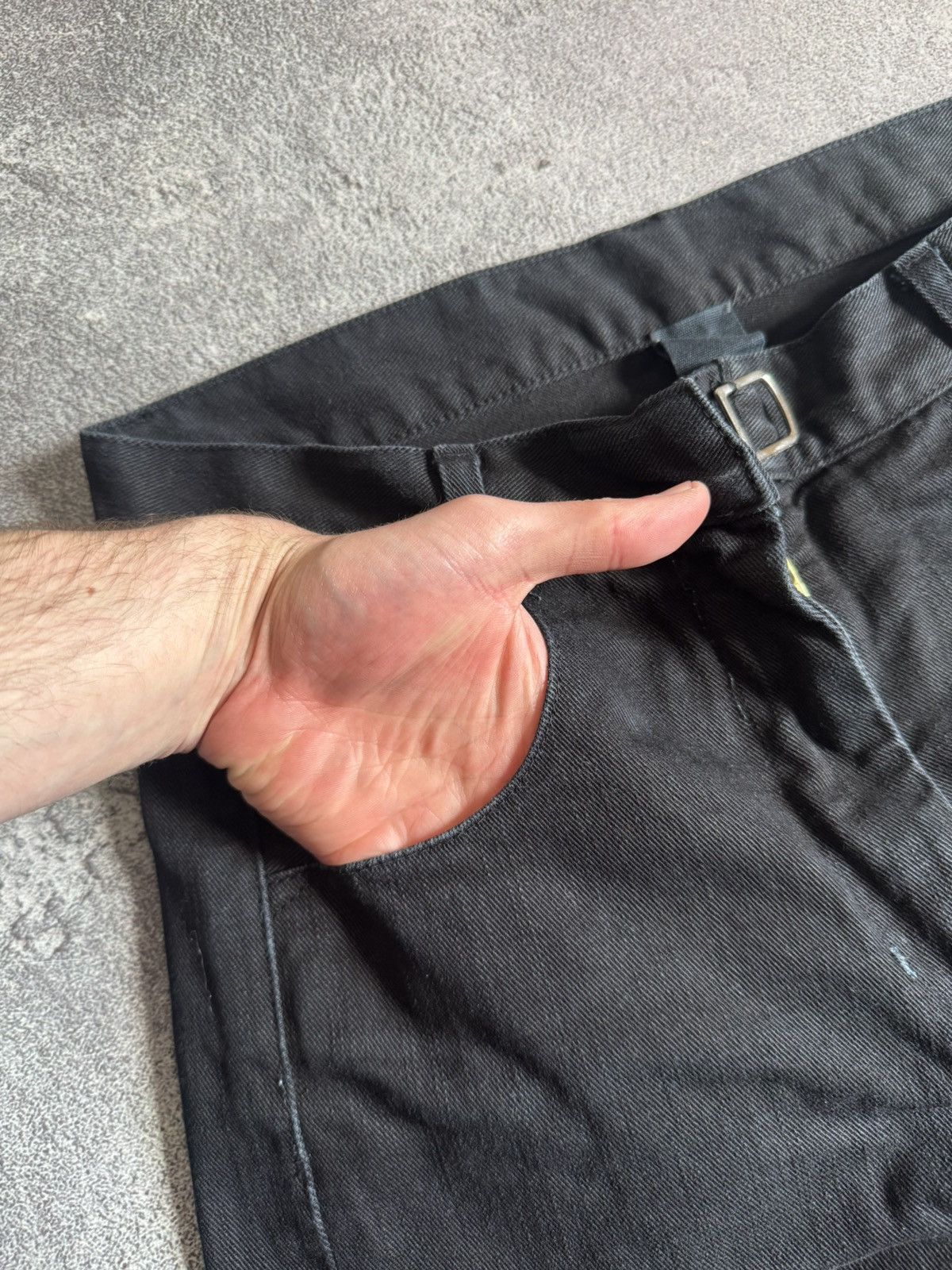 Damir Doma × Silent By Damir Doma Silent By Damir Doma 3D denim pant trouser jeans Y2K L.G.B. Size US 30 / EU 46 - 3 Thumbnail