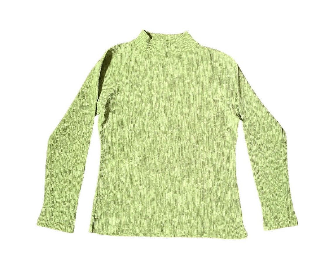 Issey Miyake Vintage issey miyake plantation pleats mockneck Size US M / EU 48-50 / 2 - 1 Thumbnail