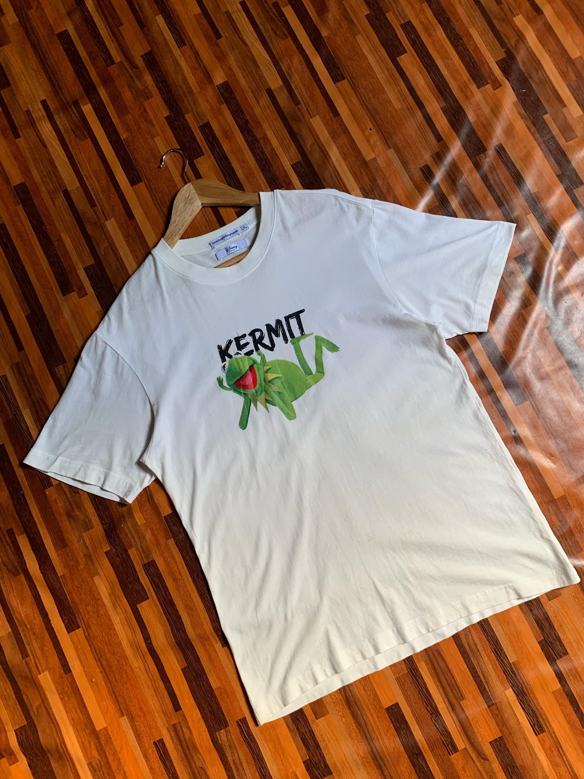 Vintage Meters Bonwe Kermit The Frog Muppets T Shirt x disney Size US L / EU 52-54 / 3 - 1 Thumbnail