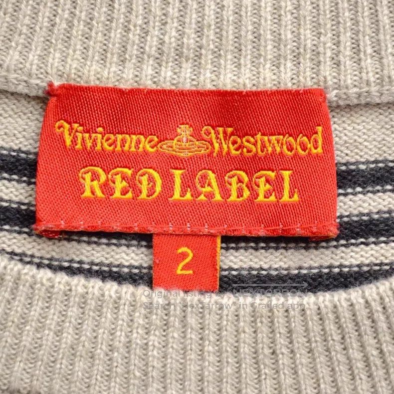Vivienne Westwood Vivienne Westwood Striped Knit Sweater Top Size M / US 6-8 / IT 42-44 - 7 Thumbnail