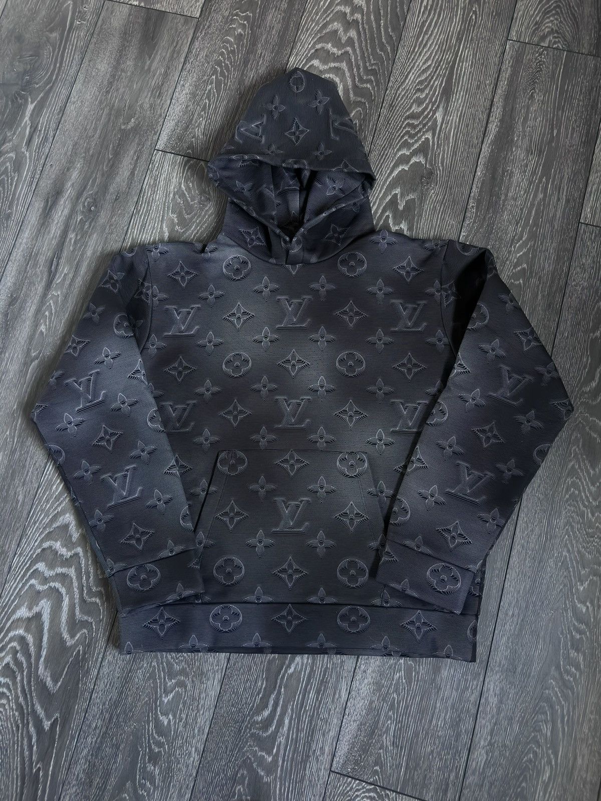 louis vuitton 2054 3d logo monogram hoodie LOUIS VUITTON フーディ