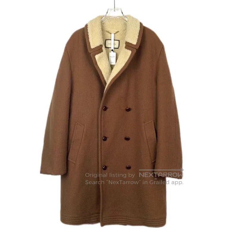 Gucci Gucci Brown heavy industry bee flower embroidery fur all-i Size US S / EU 44-46 / 1 - 1 Thumbnail