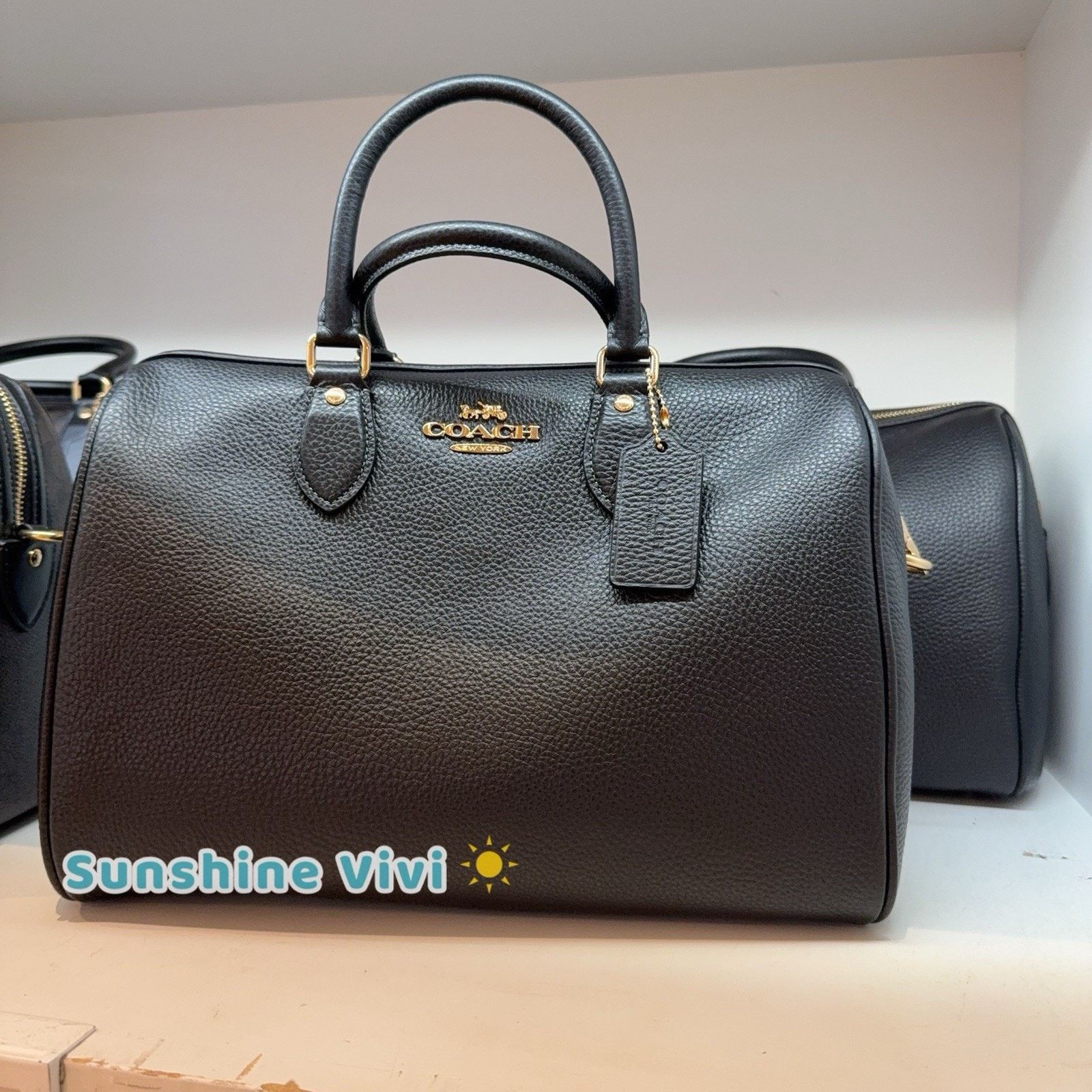 Coach NWT Coach Rowan Large Satchel Bag Crossbody Leather CES11 Size ONE SIZE - 1 Thumbnail