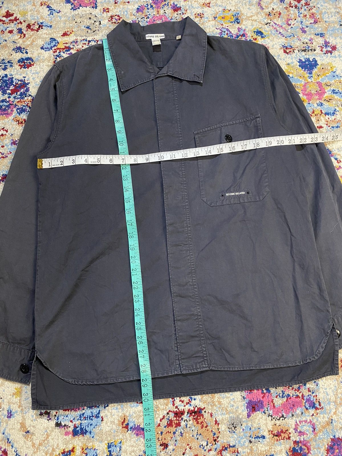 Stone Island 2000s AW Stone Island Shirt Jacket ART 33151010 LS Grey Size US M / EU 48-50 / 2 - 9 Thumbnail