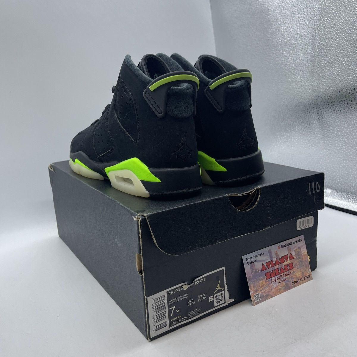 Jordan Brand Air Jordan 6 electric green Size US 7 / EU 40 - 4 Thumbnail
